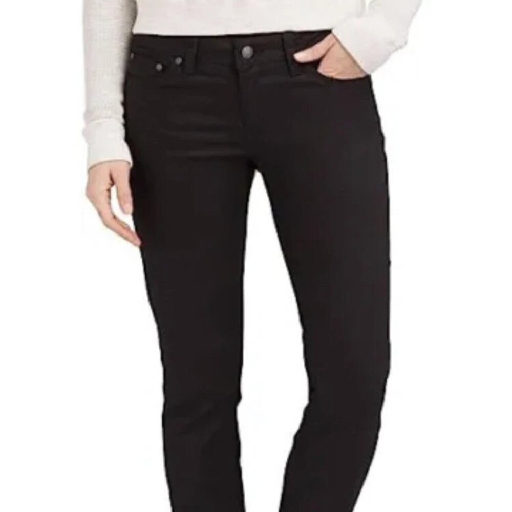 PrAna Kara black jeans denim straight leg organic